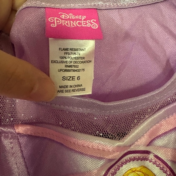 Disney Princess Lavender Dress - Picture 2 of 3